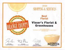 Voted Best of Orange County 2010
