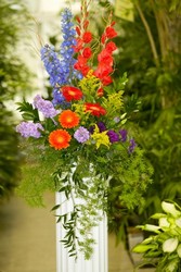 Pillar Arrangement from Visser's Florist and Greenhouses in Anaheim, CA