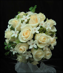 Visser's White Rose Bouquet from Visser's Florist and Greenhouses in Anaheim, CA
