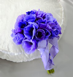 The Purple Passion Bouquet from Visser's Florist and Greenhouses in Anaheim, CA