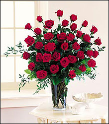 Three Dozen Red Roses from Visser's Florist and Greenhouses in Anaheim, CA
