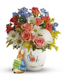Peter Rabbit Easter Arrangement