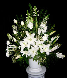 Visser's White Pillar Arrg. from Visser's Florist and Greenhouses in Anaheim, CA