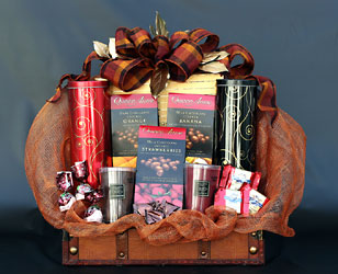 Sweet Indulgence Basket from Visser's Florist and Greenhouses in Anaheim, CA