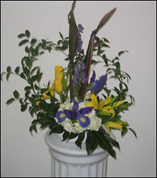 Visser's Stylized Centerpiece from Visser's Florist and Greenhouses in Anaheim, CA