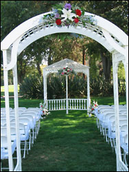 Outdoor Setup - Per Cluster from Visser's Florist and Greenhouses in Anaheim, CA