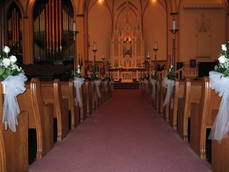 Church Decor from Visser's Florist and Greenhouses in Anaheim, CA