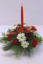 Christmas Centerpiece from Visser's Florist and Greenhouses in Anaheim, CA