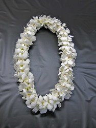Double White Lei from Visser's Florist and Greenhouses in Anaheim, CA