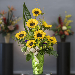 Pops of Sunshine from Visser's Florist and Greenhouses in Anaheim, CA