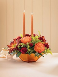 Autumn Splendor Centerpiece from Visser's Florist and Greenhouses in Anaheim, CA