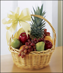 Fruit Basket from Visser's Florist and Greenhouses in Anaheim, CA