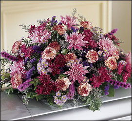Immorata Casket Spray from Visser's Florist and Greenhouses in Anaheim, CA
