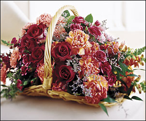 Bereavement Basket from Visser's Florist and Greenhouses in Anaheim, CA