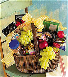 Gourmet Picnic Basket from Visser's Florist and Greenhouses in Anaheim, CA