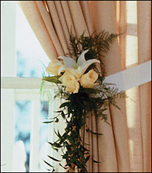 Home Ceremony Curtain Cluster from Visser's Florist and Greenhouses in Anaheim, CA