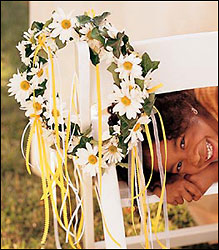 Flower Girl's Daisy Ring from Visser's Florist and Greenhouses in Anaheim, CA