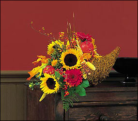 Autumn Cornucopia from Visser's Florist and Greenhouses in Anaheim, CA