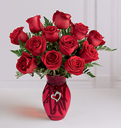 In Love with Red Roses Bouquet